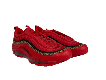 NIKE Low-Sneakers US 8.5 Stripe RED AIR MAX 97 LEOPARD PACK RED Discount