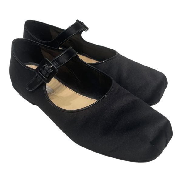 Sandy Liang Flat Shoes US 8.5 Silk BLK Mary Jane Pointe For Cheap