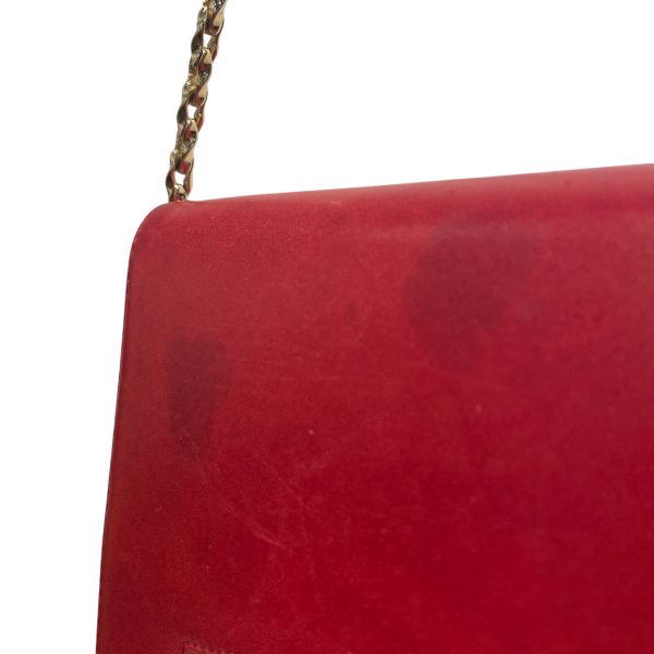 Oscar de laRenta Bag Leather RED  Online now