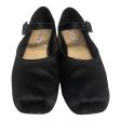 Sandy Liang Flat Shoes US 8.5 Silk BLK Mary Jane Pointe For Cheap