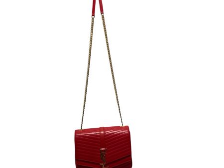 YVES SAINT LAURENT Cross Body Bag M RED  on Sale