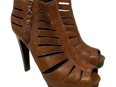 STUART WEITZMAN Heels US 6.5 Leather BRW walnut leather heel Cheap