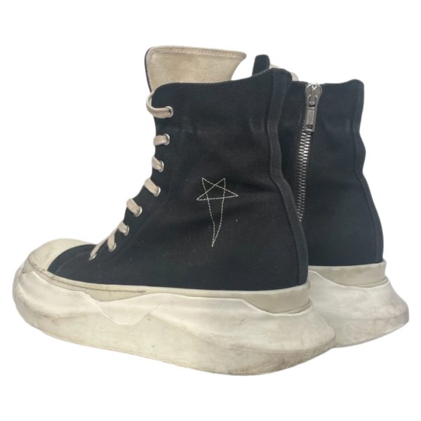 RICK OWENS DRKSHDW Lace Up Boots EU 43 Cotton BLK Abstract Pentagram Ramones Cheap