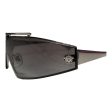 VERSACE Sunglasses Metal GRY silver metal shield Online now