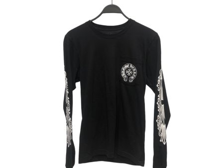 CHROME HEARTS LS T-Shirt S Cotton BLK CLASSIC HORSESHOE Online Sale