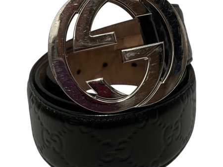 GUCCI Belt Monogram BLK  Fashion