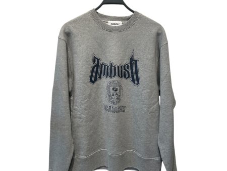 AMBUSH Sweatshirt XS Graphic Cotton GRY ACADEMY Online now