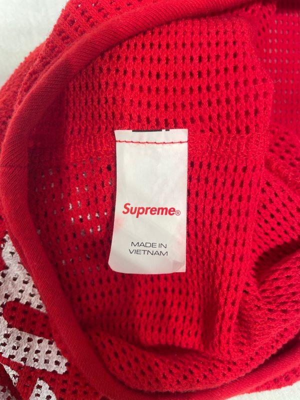 Supreme Headwear RED SUPREME BALACLAVA RED MESH Hot on Sale