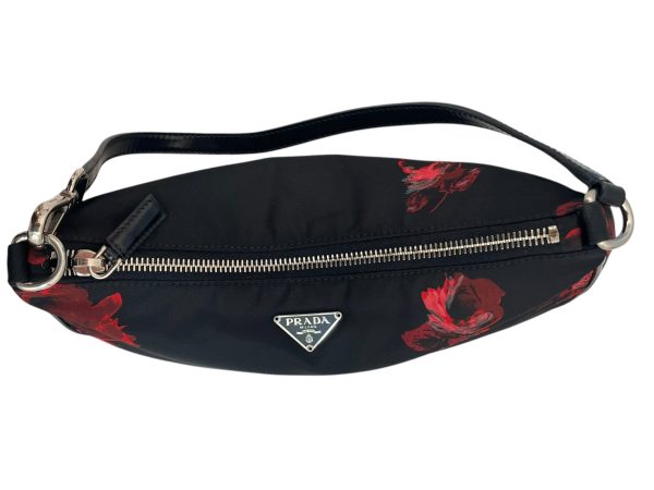 PRADA Hand Bag S Graphic Nylon BLK 58 | RED ROSES Online Sale