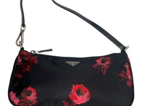 PRADA Hand Bag S Graphic Nylon BLK 58 | RED ROSES Online Sale