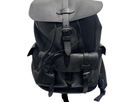 COACH Backpack Leather BLK  Online Sale