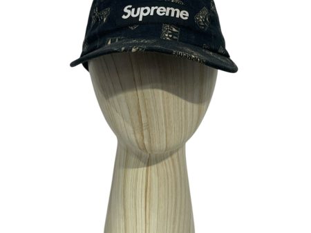 Supreme Cap All Over Print Cotton BLK  Fashion