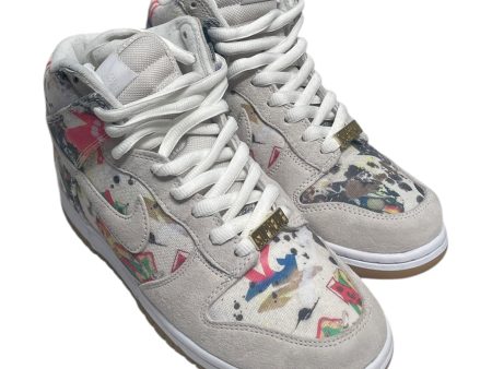 NIKE SB Supreme Hi-Sneakers US 8 All Over Print Cotton MLT DUNK HIGH RAMMELLZEE Hot on Sale