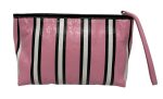 BALENCIAGA Bag OS Stripe Leather PNK Pink Balenciaga Lambskin Supply