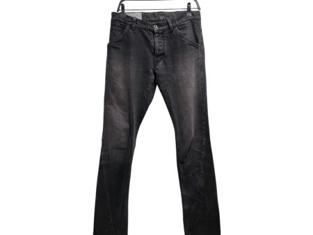 Attachment Skinny Pants Cotton BLK  Fashion