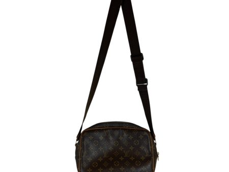 LOUIS VUITTON Cross Body Bag Monogram Leather BRW Reporter PM Fashion