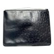 GIVENCHY Clutch Bag Leather BLK STAR LOGO DOCUMENT HOLDER on Sale