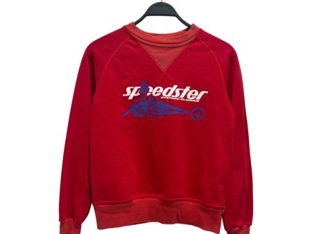 HYSTERIC GLAMOUR Sweater S Graphic Cotton RED  on Sale