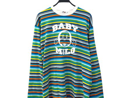 BABY MILO LS T-Shirt XL Multicolor Cotton Graphic  Discount