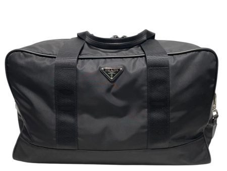 PRADA Boston Bag L Nylon BLK BOSTON Sale