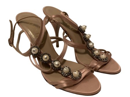 VALENTINO Heels US 5 Silk PNK  Online now