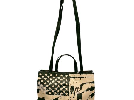 Telfar Cross Body Bag OS All Over Print Leather GRN American Flag Telfar Bag Online Sale