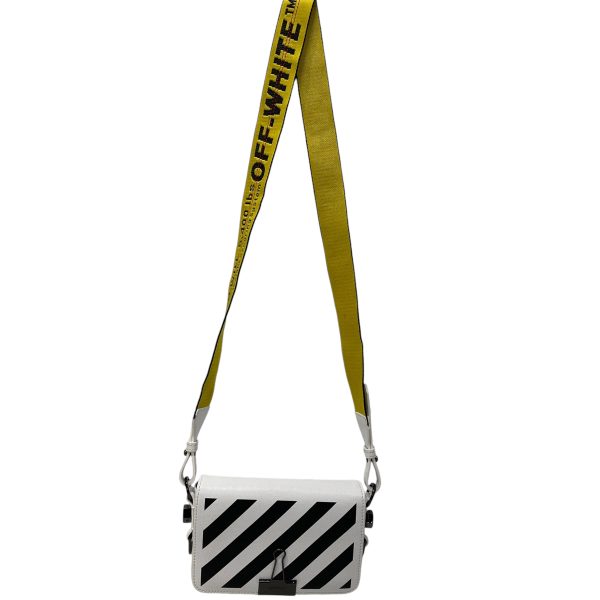 OFF-WHITE Cross Body Bag OS Leather WHT  Fashion