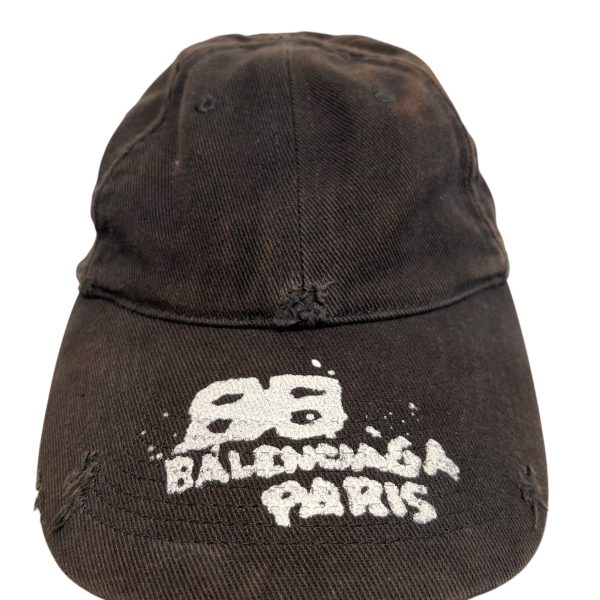 BALENCIAGA Hat Cotton BLK  Cheap