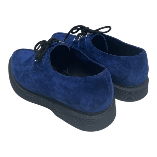 SAINT LAURENT Loafers EU 42 Suede BLU  on Sale