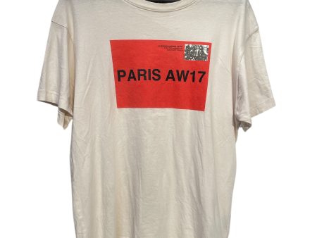 424(FourTwoFour) T-Shirt S Cotton CRM PARIS 2017 SHIRT Online Hot Sale