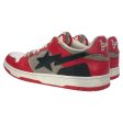 A BATHING APE Low-Sneakers US 11 Leather RED SK8 STA Chicago #1 M2 Discount