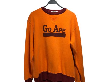 A BATHING APE Sweatshirt L Graphic Cotton ORN  Cheap