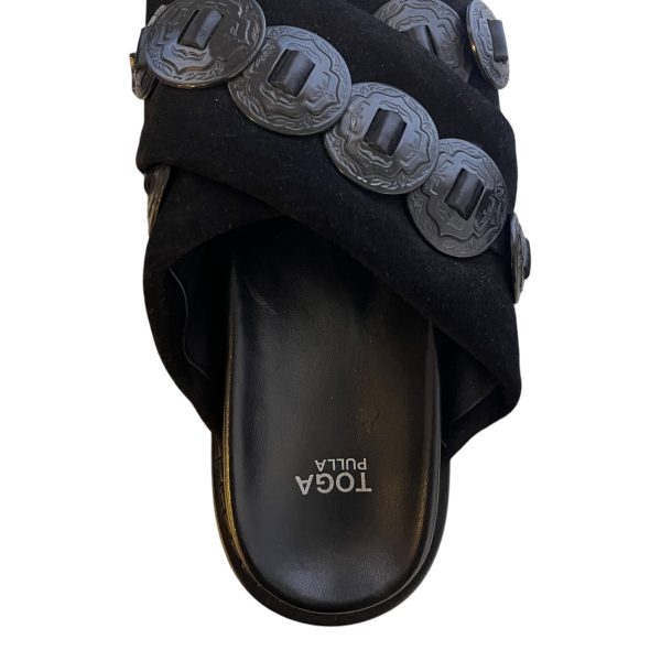 TOGA PULLA Sandals EU 40 BLK  For Cheap