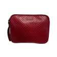 GUCCI Clutch Bag OS Monogram Leather BRD Microguccisima Clutch For Cheap