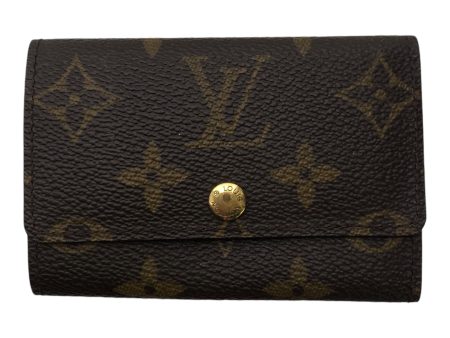 LOUIS VUITTON Bifold Wallet Monogram Leather BRW COIN WALLET on Sale