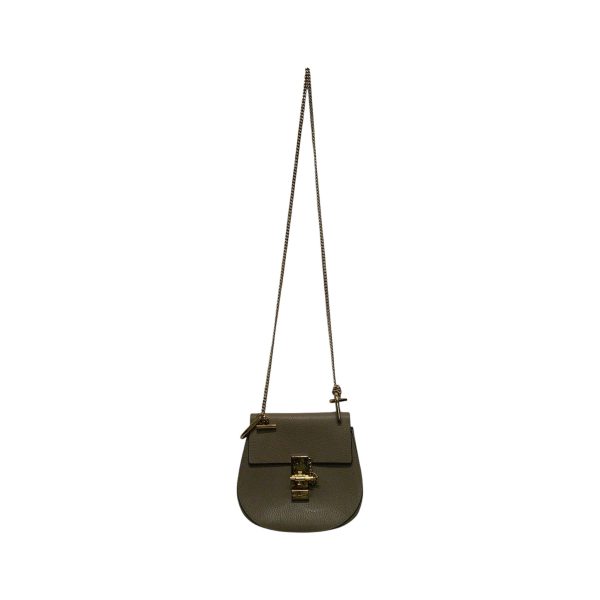 Chloe Bag Leather GRY DREW CROSSBODY SHOULDER Online