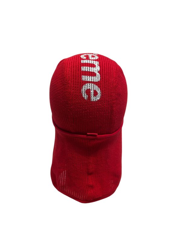 Supreme Headwear RED SUPREME BALACLAVA RED MESH Hot on Sale