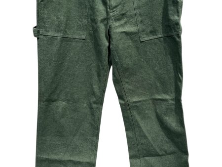 AIME LEON DORE Straight Pants M Cotton GRN GREEN WHITESPECS,BRWNTAB Online