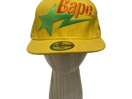 NEW ERA Cap Yellow Polyester  Fashion