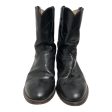 Justin BOOTS Cowboy Boots US 11 Leather BLK  Online