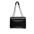 SAINT LAURENT Tote Bag Leather BLK loulou Discount