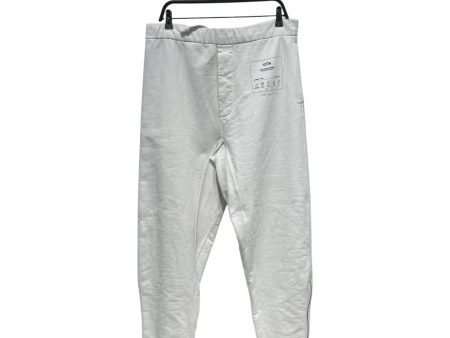 Maison Margiela Skinny Pants 48 Cotton WHT ICON SWEATPANTS Online Hot Sale