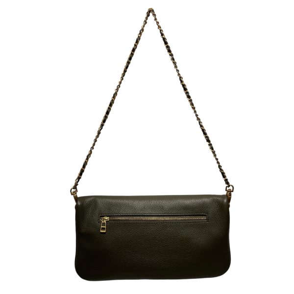 Zadig&Voltaire Bag Leather GRN Pochette Rock Military Discount