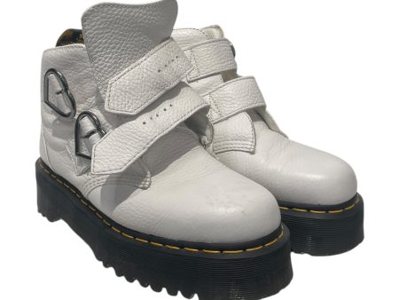 Dr.Martens Boots US 10 Leather WHT  For Sale