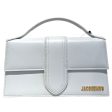 JACQUEMUS Clutch Bag S Leather WHT  Sale