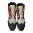 THOM BROWNE. NEW YORK Shoes US 8 Suede MLT STOW COUNTRY BOOTS RED WHT BLU Online Sale