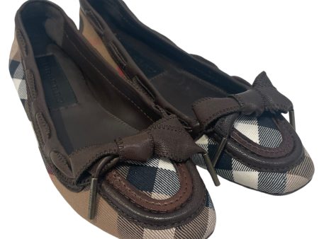 BURBERRY Flat Shoes US 7.5 Leather BRW  Sale