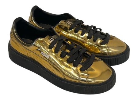 PUMA Low-Sneakers US 8.5 GLD  For Discount