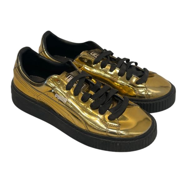 PUMA Low-Sneakers US 8.5 GLD  For Discount