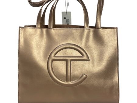 Telfar Tote Bag Leather GLD  Online now